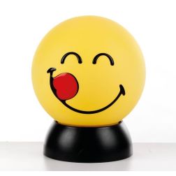 SMILEY CIACCIO LUMETTO PICCOLO SFERICO COLORI GIALLO O BIANCO D15 LAMPADINA LED INCLUSA CRISTALENSI LIGHT - Cristalensi Shop Onl 2