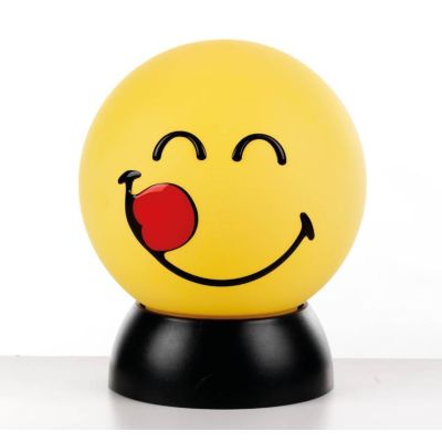 SMILEY CIACCIO LUMETTO PICCOLO SFERICO COLORI GIALLO O BIANCO D15 LAMPADINA LED INCLUSA CRISTALENSI LIGHT - Cristalensi Shop Onl