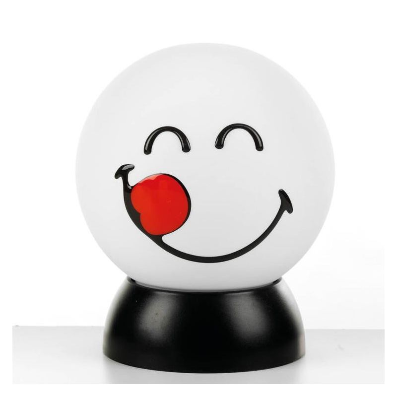 SMILEY CIACCIO LUMETTO PICCOLO SFERICO COLORI GIALLO O BIANCO D15 LAMPADINA LED INCLUSA CRISTALENSI LIGHT - Cristalensi Shop Onl