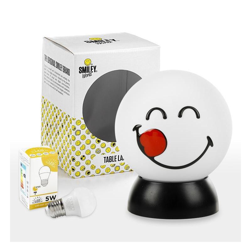 SMILEY CIACCIO LUMETTO PICCOLO SFERICO COLORI GIALLO O BIANCO D15 LAMPADINA LED INCLUSA CRISTALENSI LIGHT - Cristalensi Shop Onl