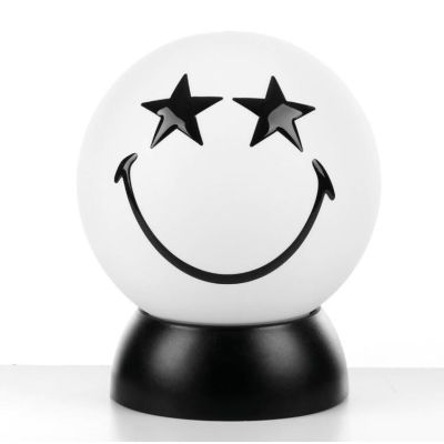 SMILEY STELLA LUMETTO PICCOLO SFERICO COLORI GIALLO O BIANCO D15 LAMPADINA LED INCLUSA CRISTALENSI LIGHT - Cristalensi Shop Onli