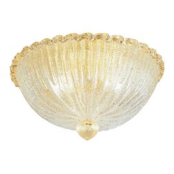 903/PLP PLAFONIERA IN GRANIGLIA BORDO AMBRA Padana Lampadari - Cristalensi Shop Online 2