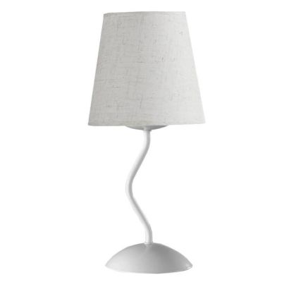 MARGOT LUMETTO CLASSICO IN METALLO BIANCO CON PARALUME IN TESSUTO SABBIA CRISTALENSI LIGHT - Cristalensi Shop Online