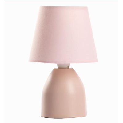 NANO LAMPADA DA TAVOLO IN METALLO ROSA,TORTORA O BIANCO CON PARALUME IN STOFFA IN TINTA CRISTALENSI LIGHT - Cristalensi Shop Onl