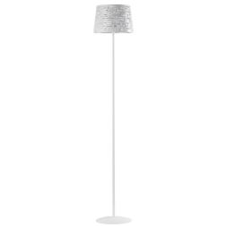 RICKY PIANTANA MODERNA IN METALLO BIANCO TRAFORATO ALTEZZA CM 164 LAMPADINA ATTACCO E27 CRISTALENSI LIGHT - Cristalensi Shop Onl
