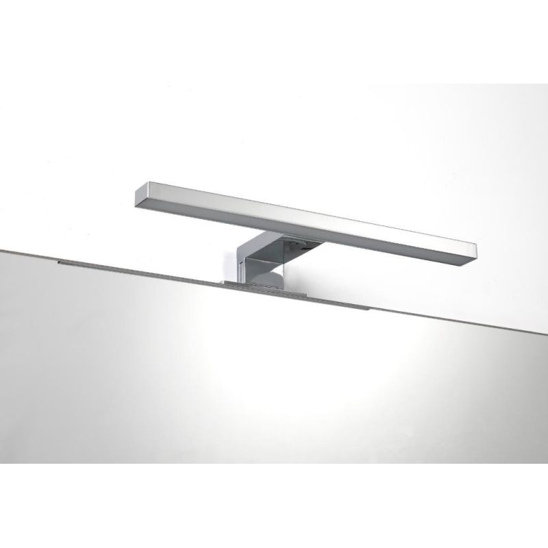 NEMO LAMPADA DA SPECCHIO O QUADRO IP44 CROMO LUCIDO CON LUNGHEZZA 30 CM LED 4.5W LUCE 4000K CRISTALENSI LIGHT - Cristalensi Shop