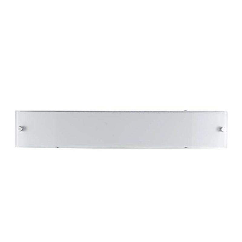 RETTANGOLARE LAMPADA DA PARETE IN VETRO BIANCO SATINATO CON LED 12W LUCE 4000K CRISTALENSI LIGHT - Cristalensi Shop Online
