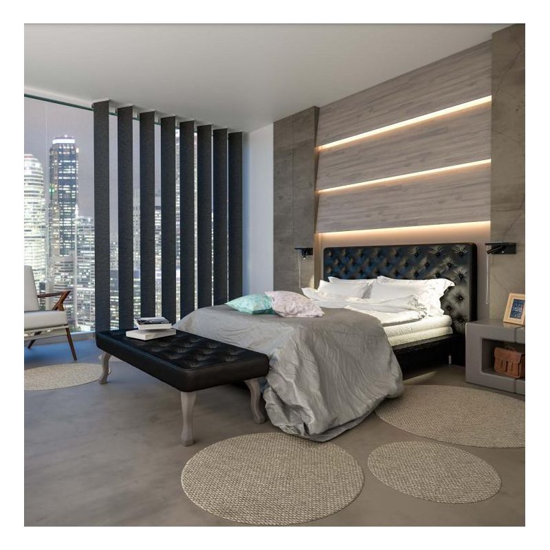 BEAM APPLIQUE BIANCA O NERA CON LUCE A LED DA 5W CON 2 PORTE USB E LUCE ORIENTABILE BENEITO FAURE - Cristalensi Shop Online