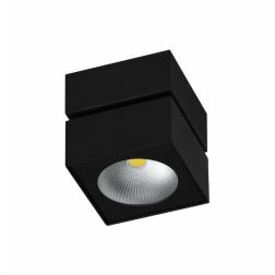 RUBYC PLAFONIERA APPLIQUE CON PROIETTORE A LED 14W BIANCO O NERO DIREZIONABILE BENEITO FAURE - Cristalensi Shop Online 2