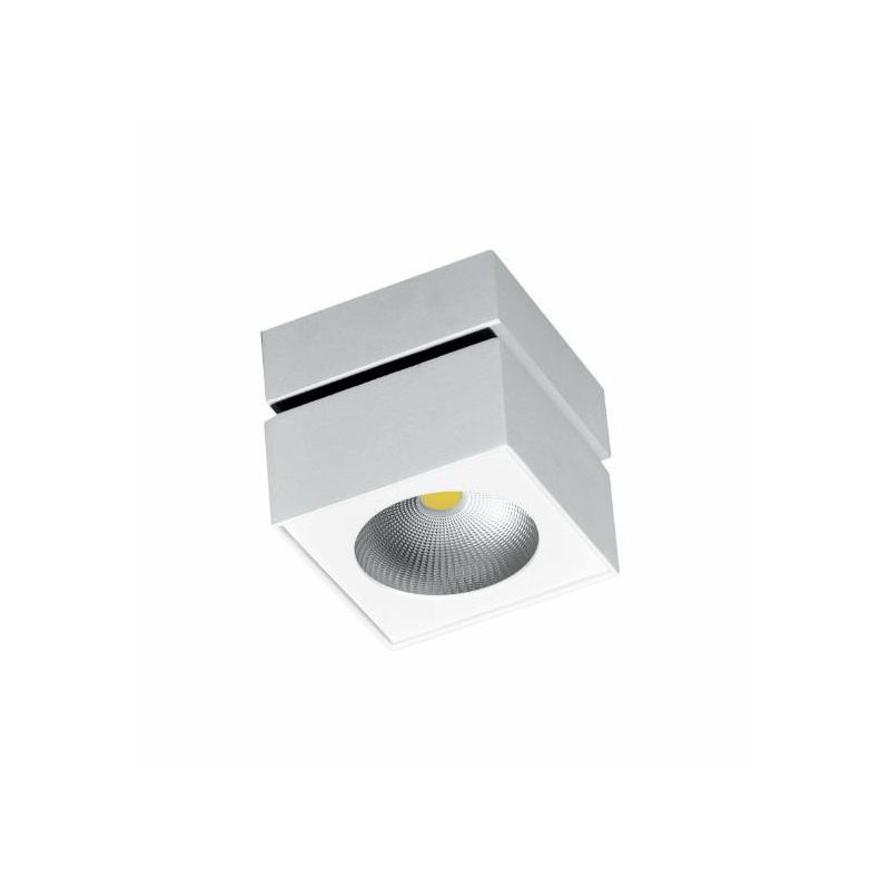 RUBYC PLAFONIERA APPLIQUE CON PROIETTORE A LED 14W BIANCO O NERO DIREZIONABILE BENEITO FAURE - Cristalensi Shop Online