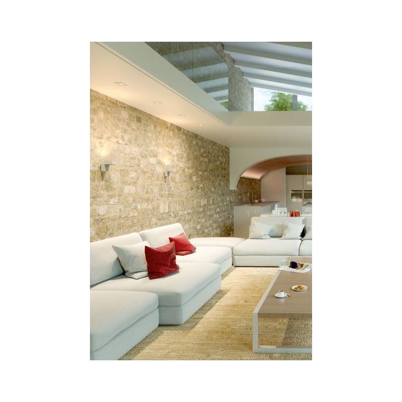 RUBYC PLAFONIERA APPLIQUE CON PROIETTORE A LED 14W BIANCO O NERO DIREZIONABILE BENEITO FAURE - Cristalensi Shop Online