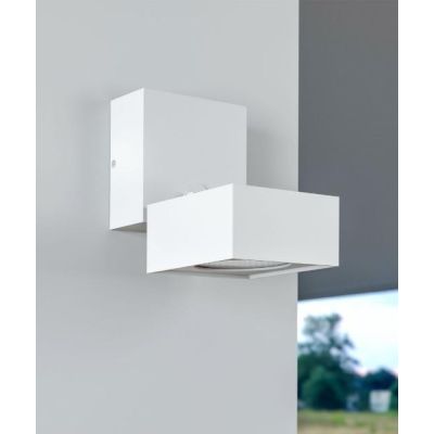 RUBYC PLAFONIERA APPLIQUE CON PROIETTORE A LED 14W BIANCO O NERO DIREZIONABILE BENEITO FAURE - Cristalensi Shop Online