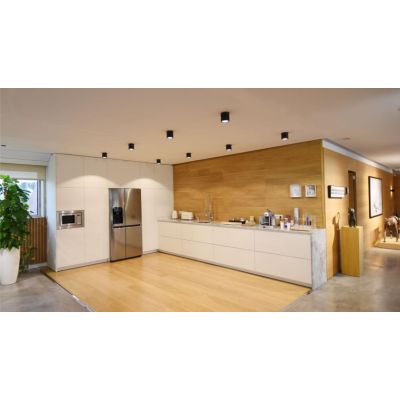 CONCORD PLAFONIERA APPLIQUE ROTONDA CON PROIETTORE A LED 14W BIANCO O NERO DIREZIONABILE BENEITO FAURE - Cristalensi Shop Online