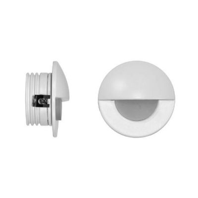 ILO SEGNAPASSO DA INTERNI ROTONDO CON PALPEBRA BIANCO O NERO LED 2W LUCE 3000K DIAMETRO CM 5 BENEITO FAURE - Cristalensi Shop On