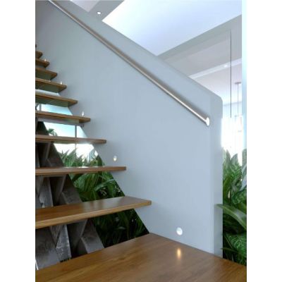 ILO SEGNAPASSO DA INTERNI ROTONDO CON PALPEBRA BIANCO O NERO LED 2W LUCE 3000K DIAMETRO CM 5 BENEITO FAURE - Cristalensi Shop On