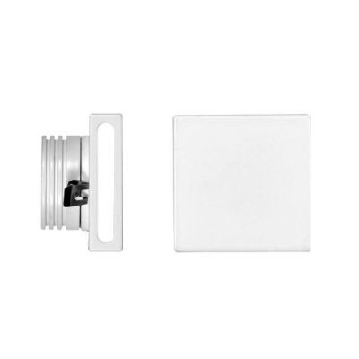 STEPS SEGNAPASSO DA INTERNI QUADRATO COLORI BIANCO O NERO LED 4W LUCE 3000K CM 5X5 BENEITO FAURE - Cristalensi Shop Online