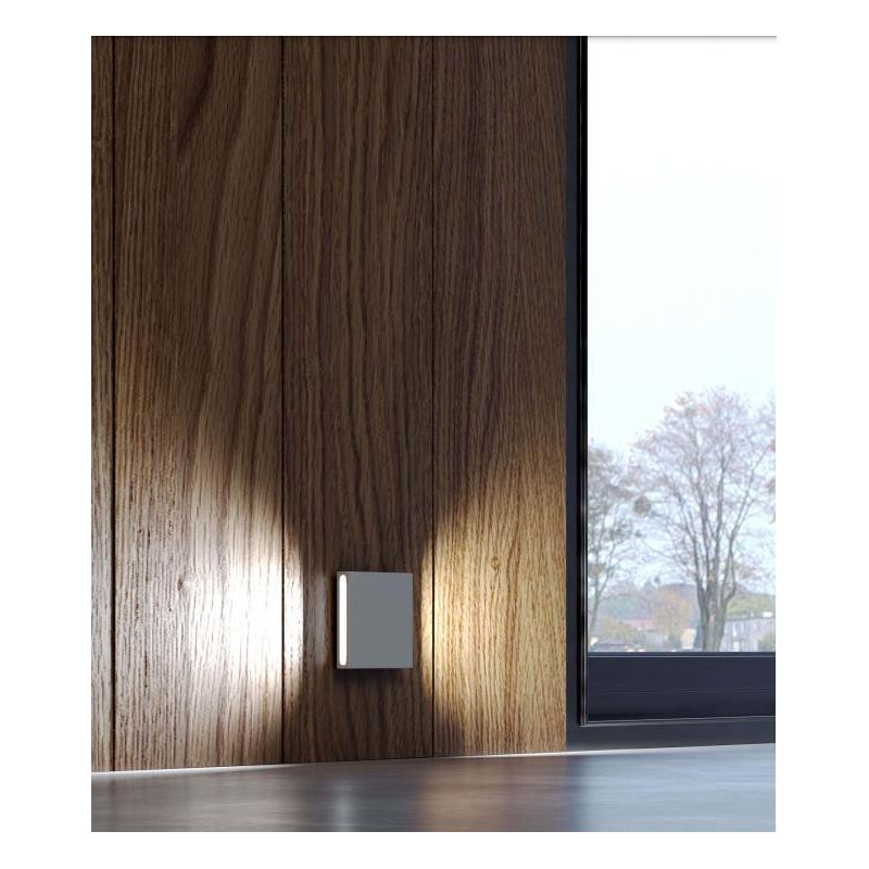 STEPS SEGNAPASSO DA INTERNI QUADRATO COLORI BIANCO O NERO LED 4W LUCE 3000K CM 5X5 BENEITO FAURE - Cristalensi Shop Online