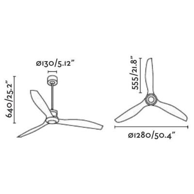 JUSTFAN VENTILATORE A SOFFITTO IN ACCIAIO E PALE TRASPARENTI CON TELECOMANDO FARO VENTILATORI - Cristalensi Shop Online