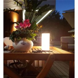 CONVERSE LIGHTING LAMPADA DA APPOGGIO A BATTERIA RICARICABILE LED 2,5W DIMMERABILE BENEITO FAURE - Cristalensi Shop Online 2