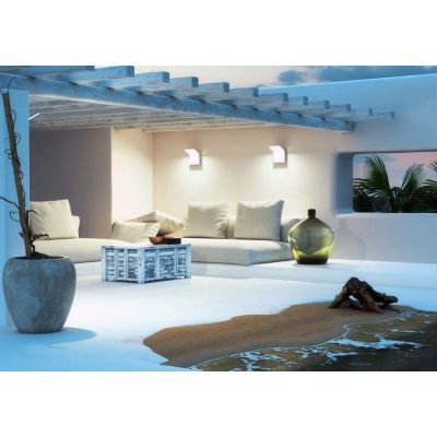 NEO XL APPLIQUE DA ESTERNI SQUADRATA BIANCO O NERO IP65 LED 18W LUCE 3000K o 4000k BENEITO FAURE - Cristalensi Shop Online