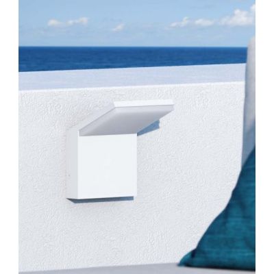 NEO XL APPLIQUE DA ESTERNI SQUADRATA BIANCO O NERO IP65 LED 18W LUCE 3000K o 4000k BENEITO FAURE - Cristalensi Shop Online