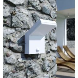 NEO XL APPLIQUE CON SENSORE DI MOVIMENTO BIANCO O NERO IP65 LED 18W LUCE 3000K o 4000k BENEITO FAURE - Cristalensi Shop Online