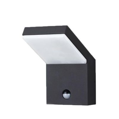 NEO XL APPLIQUE CON SENSORE DI MOVIMENTO BIANCO O NERO IP65 LED 18W LUCE 3000K o 4000k BENEITO FAURE - Cristalensi Shop Online