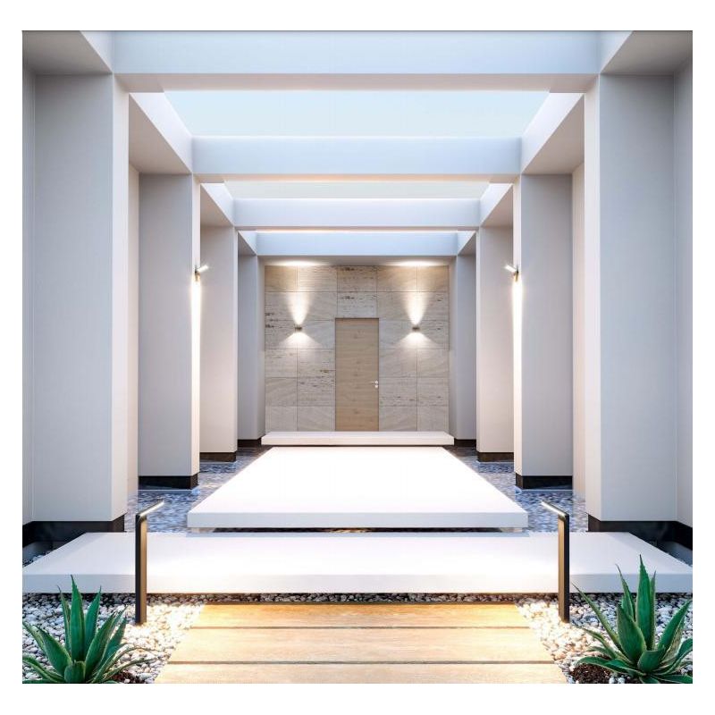 CAM 60 PALETTO DA ESTERNI BIANCO O NERO IP54 LED 9W LUCE 3000k o 4000k ALTEZZA CM 60 BENEITO FAURE - Cristalensi Shop Online