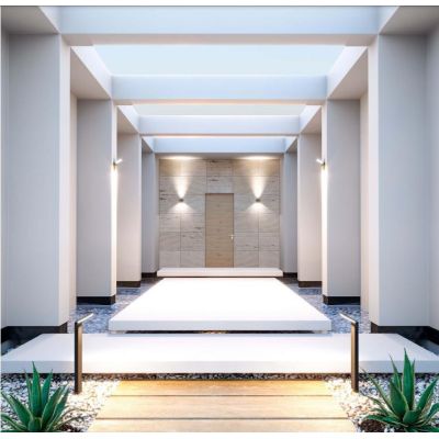 CAM 60 PALETTO DA ESTERNI BIANCO O NERO IP54 LED 9W LUCE 3000k o 4000k ALTEZZA CM 60 BENEITO FAURE - Cristalensi Shop Online