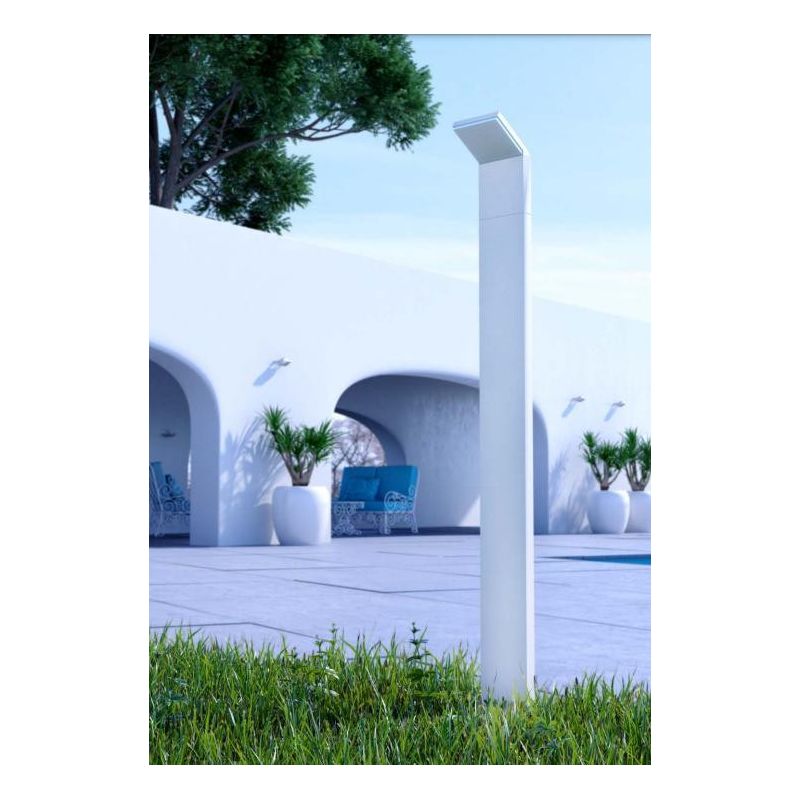 CAM 110 LAMPIONCINO DA ESTERNI BIANCO O NERO IP54 LED 9W LUCE 3000K O 4000K ALTEZZA CM 110 BENEITO FAURE - Cristalensi Shop Onli