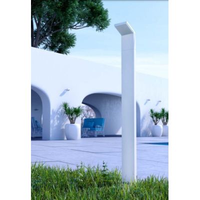 CAM 110 LAMPIONCINO DA ESTERNI BIANCO O NERO IP54 LED 9W LUCE 3000K O 4000K ALTEZZA CM 110 BENEITO FAURE - Cristalensi Shop Onli