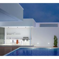 ZIBOR PLAFONIERA OVALE MODERNA IP65 LED 12W LUCE 3000K O 4000K COLORE BIANCO BENEITO FAURE - Cristalensi Shop Online 2