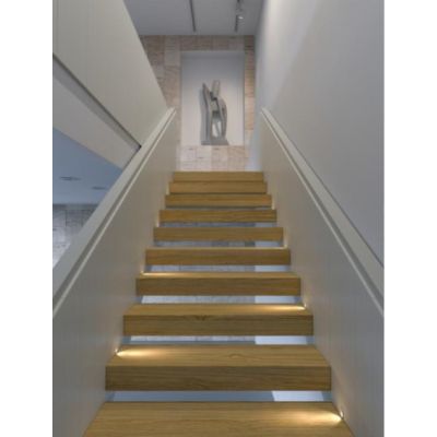 POLO SEGNAPASSO ROTONDO MODERNO IP54 BIANCO O NERO LED 2W CON LUCE 3200K O 4000K BENEITO FAURE - Cristalensi Shop Online