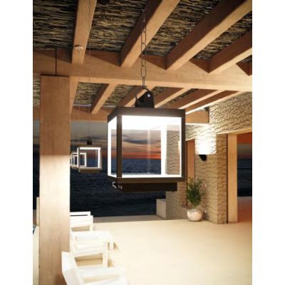 VISOR LAMPADA DA TAVOLO DECORATIVA IP65 BIANCA O CORTEN CON BATTERIA RICARICABILE LED 5W LUCE 3000K BENEITO FAURE - Cristalensi 