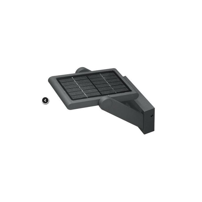 PROA LAMPADA ORIENTABILE CON PANNELLO SOLARE E SENSORE PIR IP54 BIANCA O NERA LED 1,6W LUCE 4000K BENEITO FAURE - Cristalensi Sh
