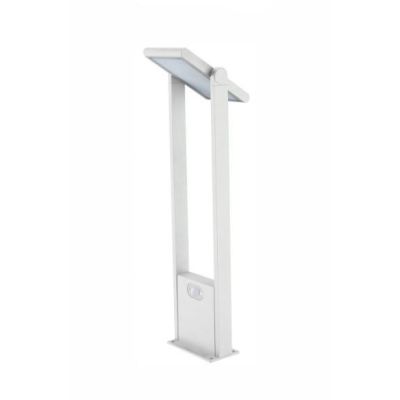 POPA 60 PALETTO ORIENTABILE CON PANNELLO SOLARE E SENSORE PIR IP54 BIANCA O NERA LED 1,6W LUCE 4000K BENEITO FAURE - Cristalensi