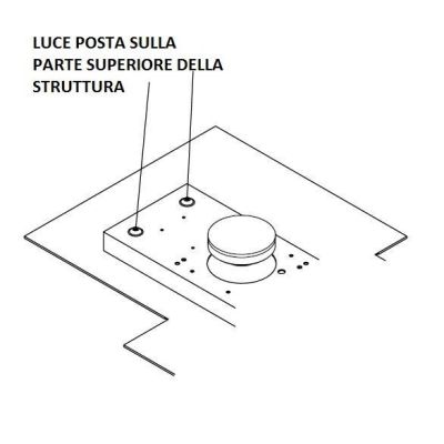 PLATE SOSPENSIONE RETTANGOLARE 3 LUCI IN METALLO 4 COLORI MODERNA LAMPADINE ATTACCO GX53 Top Light Illuminazione - Cristalensi S