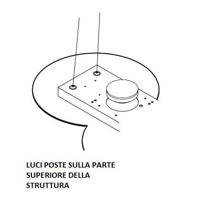 CLOUD SOSPENSIONE DOPPIA ILLUMINAZIONE 6 LUCI IN METALLO 3 COLORI LAMPADINE ATTACCO GX53 Top Light Illuminazione - Cristalensi S