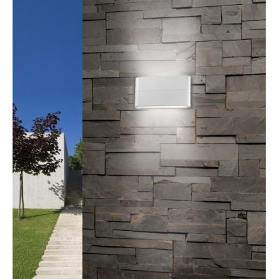 OREGON LAMPADA DA PARETE IN ALLUMINIO A LED 12W IP54 Pan International - Cristalensi Shop Online