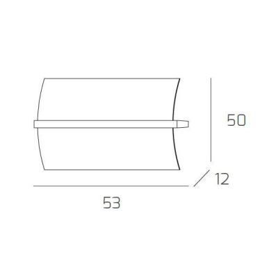 WOOD PLAFONIERA GRANDE LARGHEZZA CM 53 IN METALLO E LEGNO 3 FINITURE DIFFUSORE IN VETRO Top Light Illuminazione - Cristalensi Sh