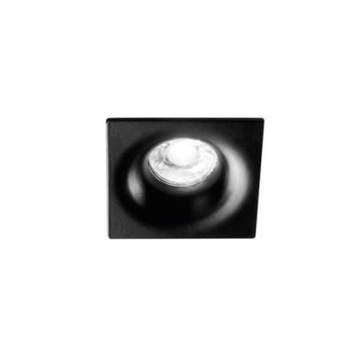 710 FARETTO CORNICE QUADRATA IN ALLUMINIO VERNICIATO DI NERO O BIANCO ATTACCO GU10 ISYLUCE - Cristalensi Shop Online