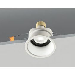 713 SIMPLIE FARETTO ORIENTABILE DA INCASSO IN ALLUMINIO VERNICIATO BIANCO O NERO ATTACCO GU10 ISYLUCE - Cristalensi Shop Online 2