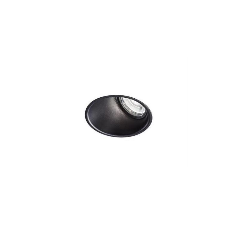 714 SIMPLIE FARETTO TONDO DA INCASSO IN ALLUMINIO VERNICIATO BIANCO O NERO ATTACCO GU10 ISYLUCE - Cristalensi Shop Online