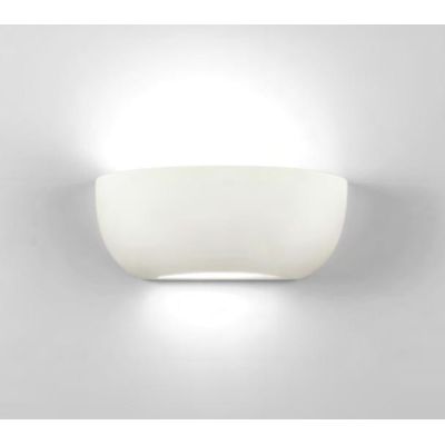 612 APPLIQUE IN CERAMICA EFFETTO GESSO VERNICIABILI DIAMETRO 23 ISYLUCE - Cristalensi Shop Online