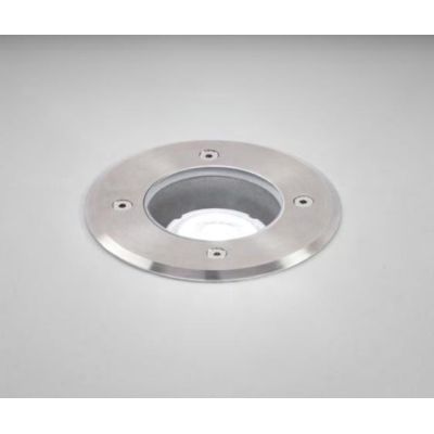 FARETTO SEGNAPASSO PER ESTERNO IP65 CALPESTABILE D12 IN ACCIAIO SATINATO INCASSO AL SUOLO ISYLUCE - Cristalensi Shop Online