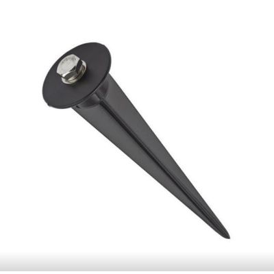 PICCHETTO PER FARETTI O SPOT IN MATERIALE TERMOPLASTICO NERO ALTEZZA CM 16 ISYLUCE - Cristalensi Shop Online