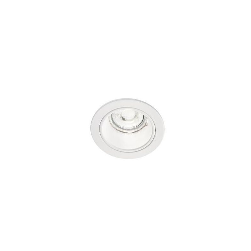 715 SIMPLIE FARETTO INCASSO TONDO IN ALLUMINIO BIANCO O NERO CON ATTACCO GU10 ISYLUCE - Cristalensi Shop Online