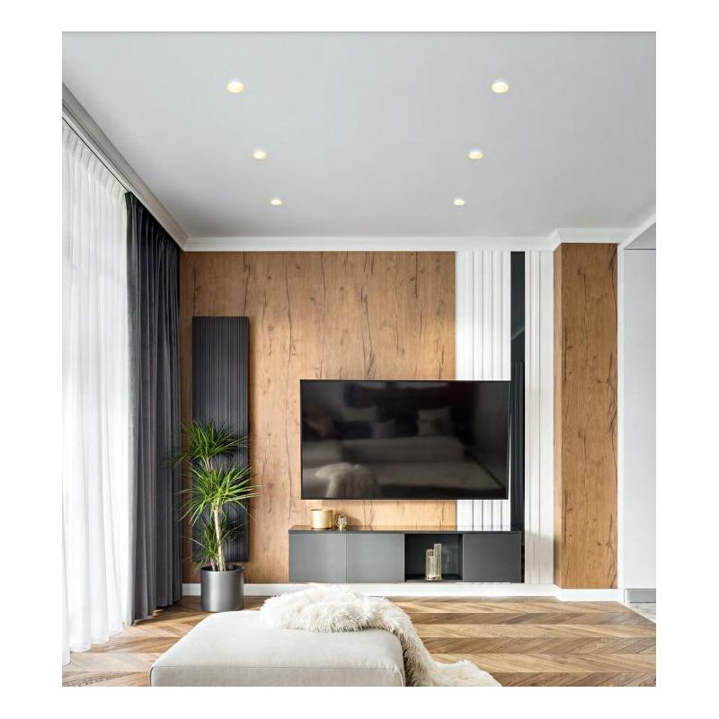 715 SIMPLIE FARETTO INCASSO TONDO IN ALLUMINIO BIANCO O NERO CON ATTACCO GU10 ISYLUCE - Cristalensi Shop Online