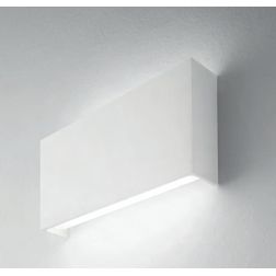 BAR54 APPLIQUE DA ESTERNO BIEMISSIONE IP54 LED 12W LUCE 3000K O 4000K BIANCA ANTRACITE O CORTEN ISYLUCE - Cristalensi Shop Onlin 2