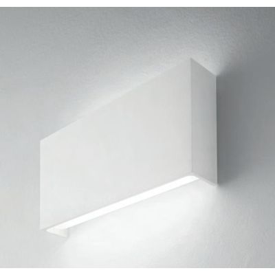 BAR54 APPLIQUE DA ESTERNO BIEMISSIONE IP54 LED 12W LUCE 3000K O 4000K BIANCA ANTRACITE O CORTEN ISYLUCE - Cristalensi Shop Onlin